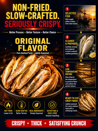🚢Better Than Ordinary Chips🌊Crispy Fish with Bold Seafood Flavor🐡-Sam