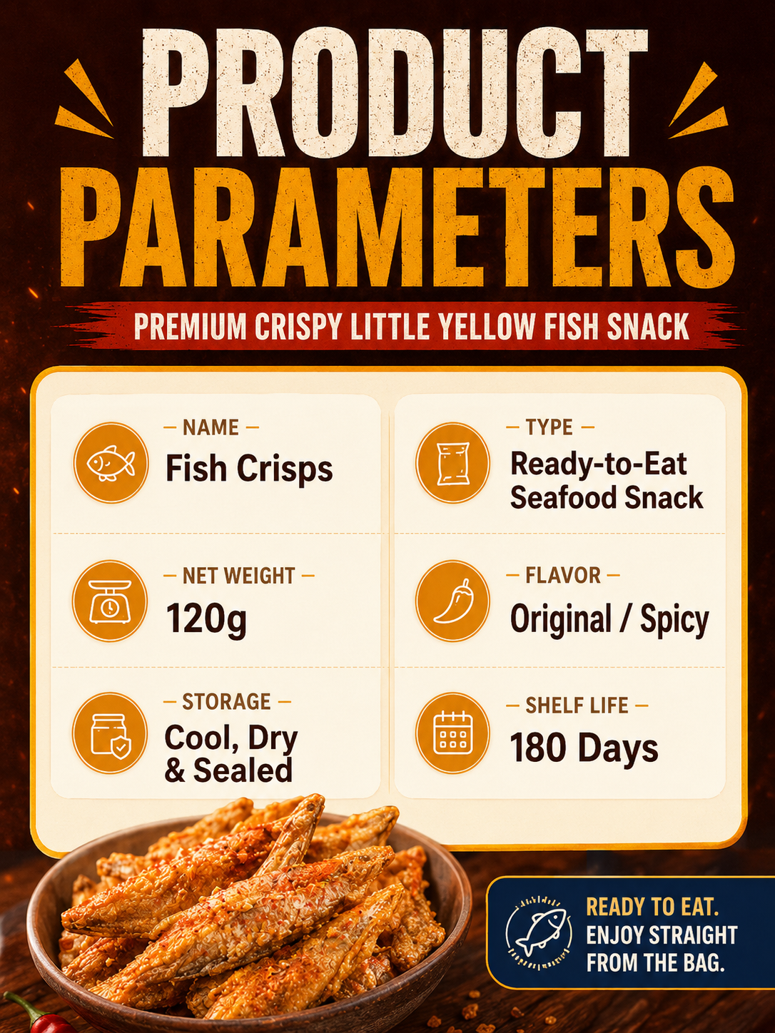 🚢Better Than Ordinary Chips🌊Crispy Fish with Bold Seafood Flavor🐡-Sam