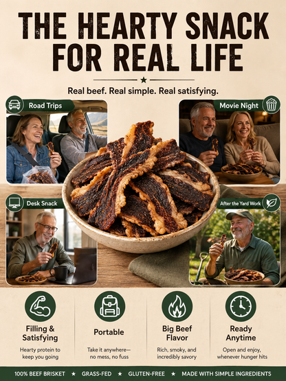 🥩 Slow-Crafted Beef Brisket Bites – Rich Beef Flavor, Ready to Enjoy-Sam